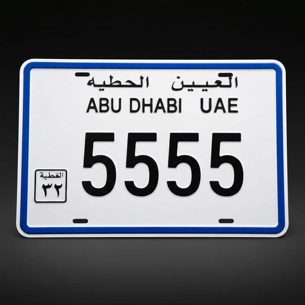 لوحة أبوظبي رقم 5